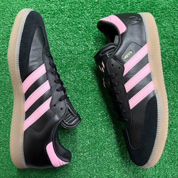 Adidas Samba Messi Black Pink Mens Shoes JP7845 NEW Multi Sz - Picture 4 of 5